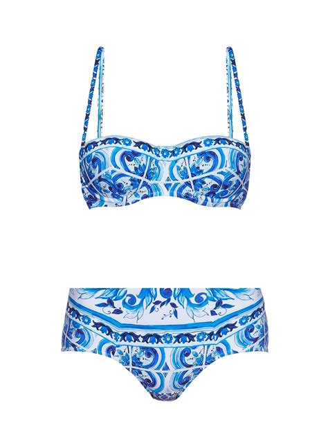 dolce gabbana majolica bikini
